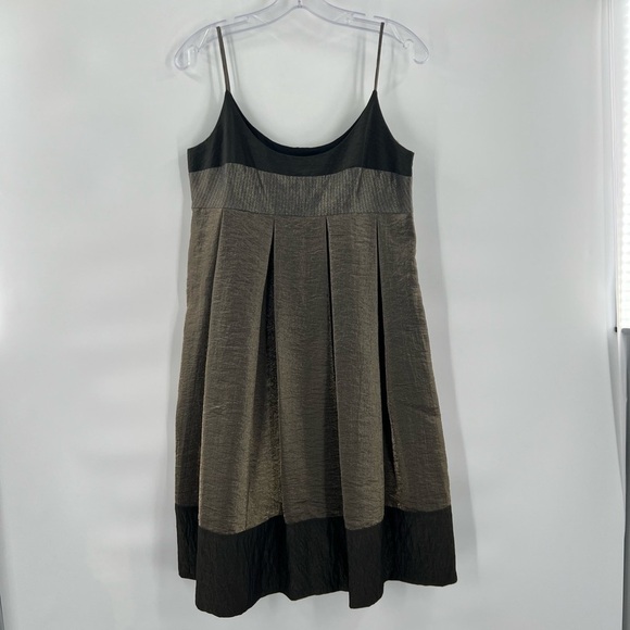 Laundry Shelli Segal grey silver dress size 8 - Picture 9 of 9